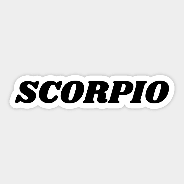 SCORPIO Sticker by ShinyBat